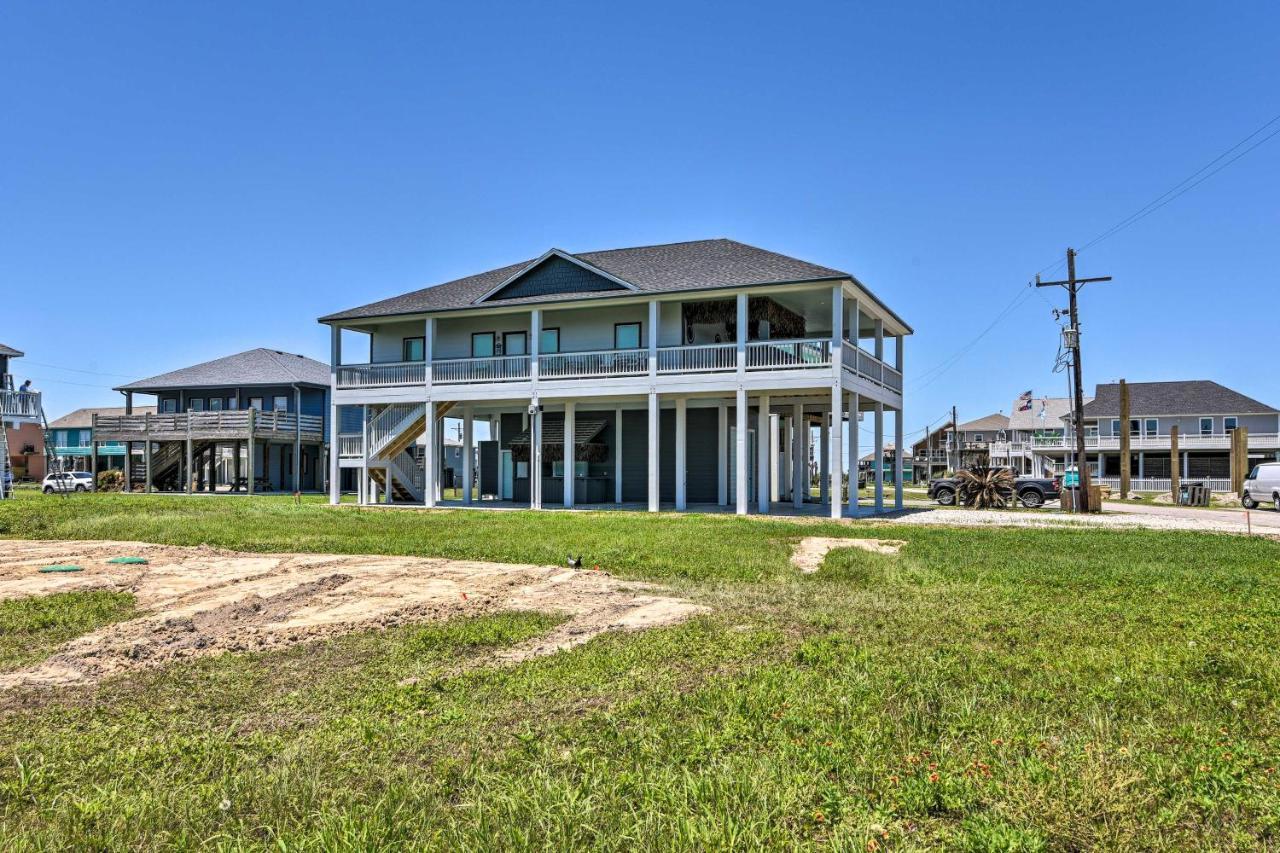 Bolivar Peninsula Beach House, Steps To Coast Exterior foto